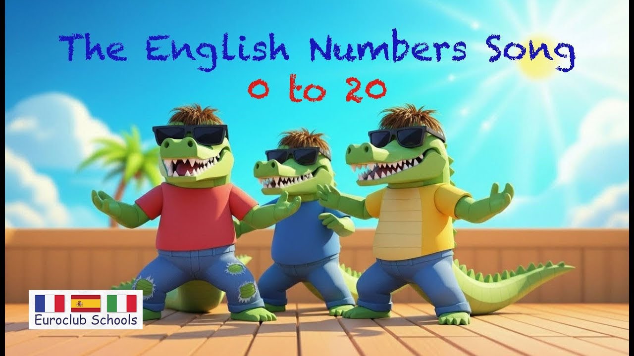 English Numbers Song, 0 to 20