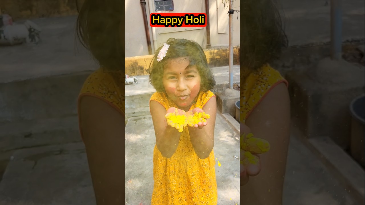 Happy Holi🔫🎉🥳 #shorts #funnyvideo #holi #trishikarimpa