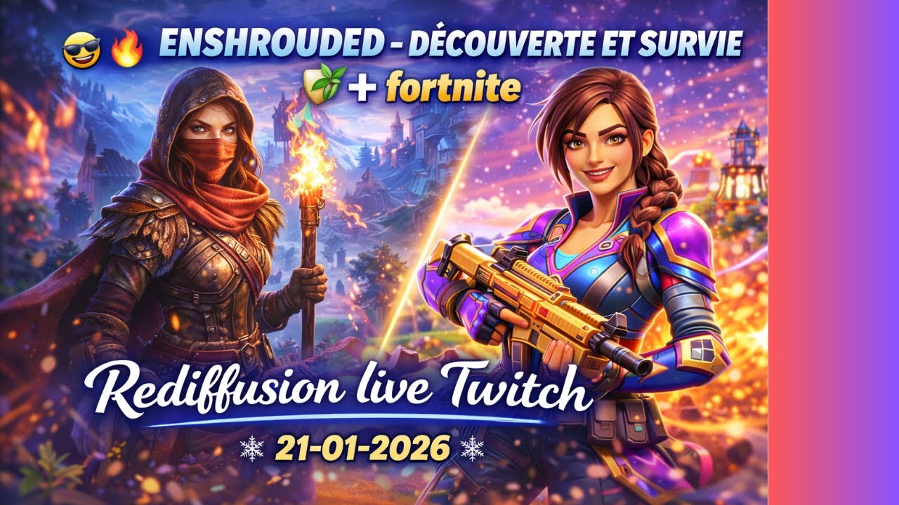 😎🔥 ENSHROUDED – DÉCOUVERTE ET SURVIE 🌿🛡️+ fortnite