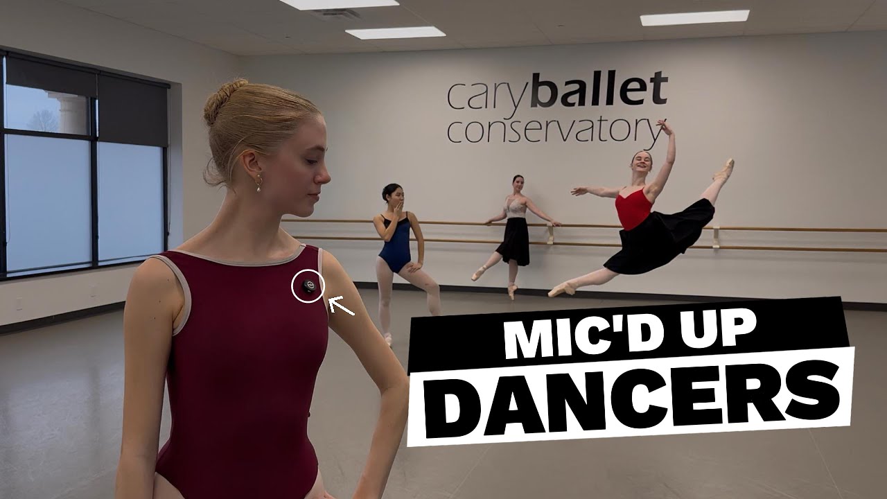 MICROPHONES on DANCERS! *in REHEARSAL* 😜