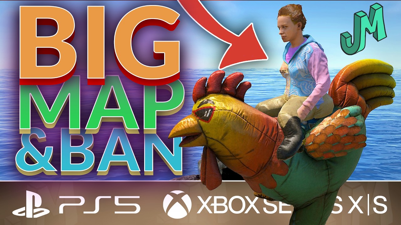 Big Map Update & Bans 🛢 Rust Console 🎮 PS5, XBOX