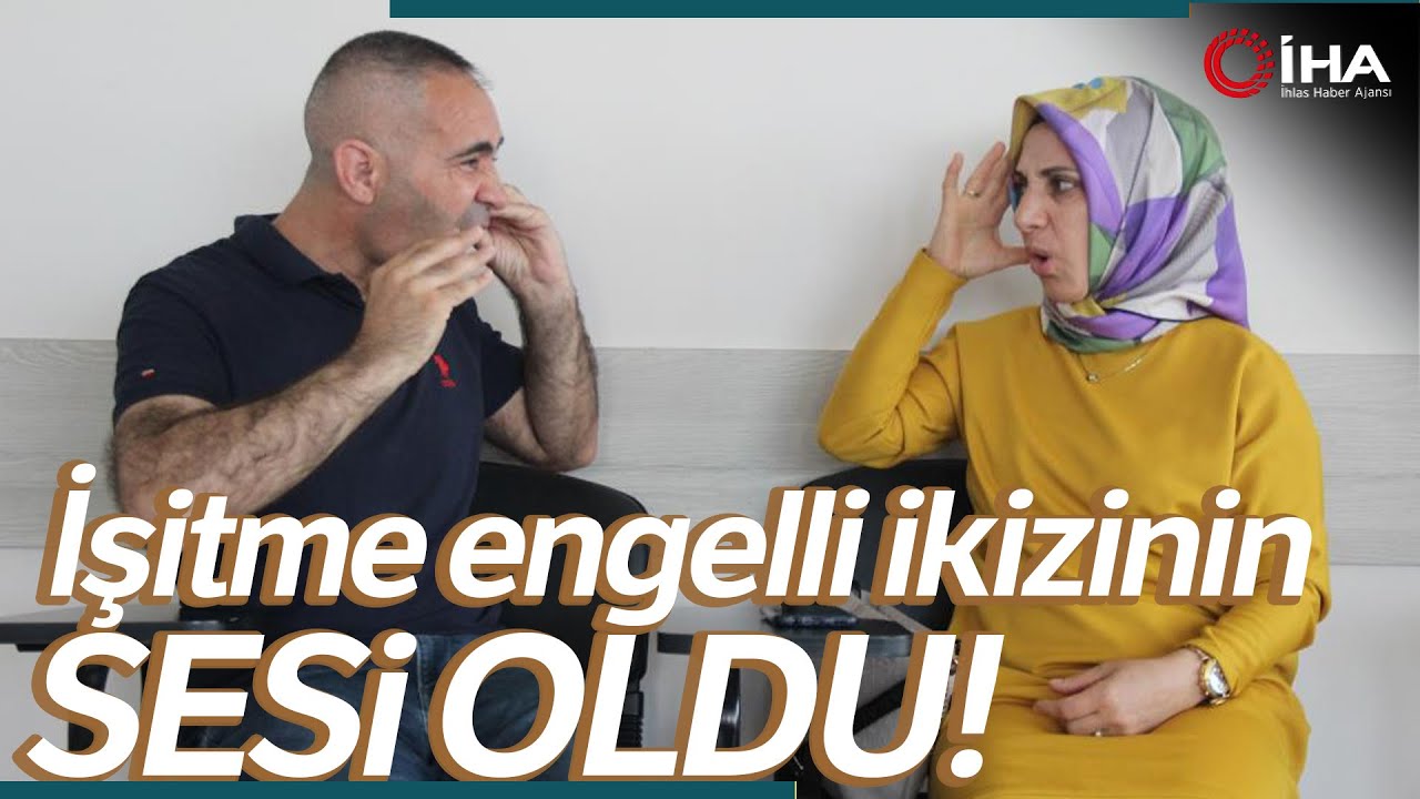 Doğuştan İşitme Engelli İkiz Kardeşi İçin İşaret Dili Öğreniyor