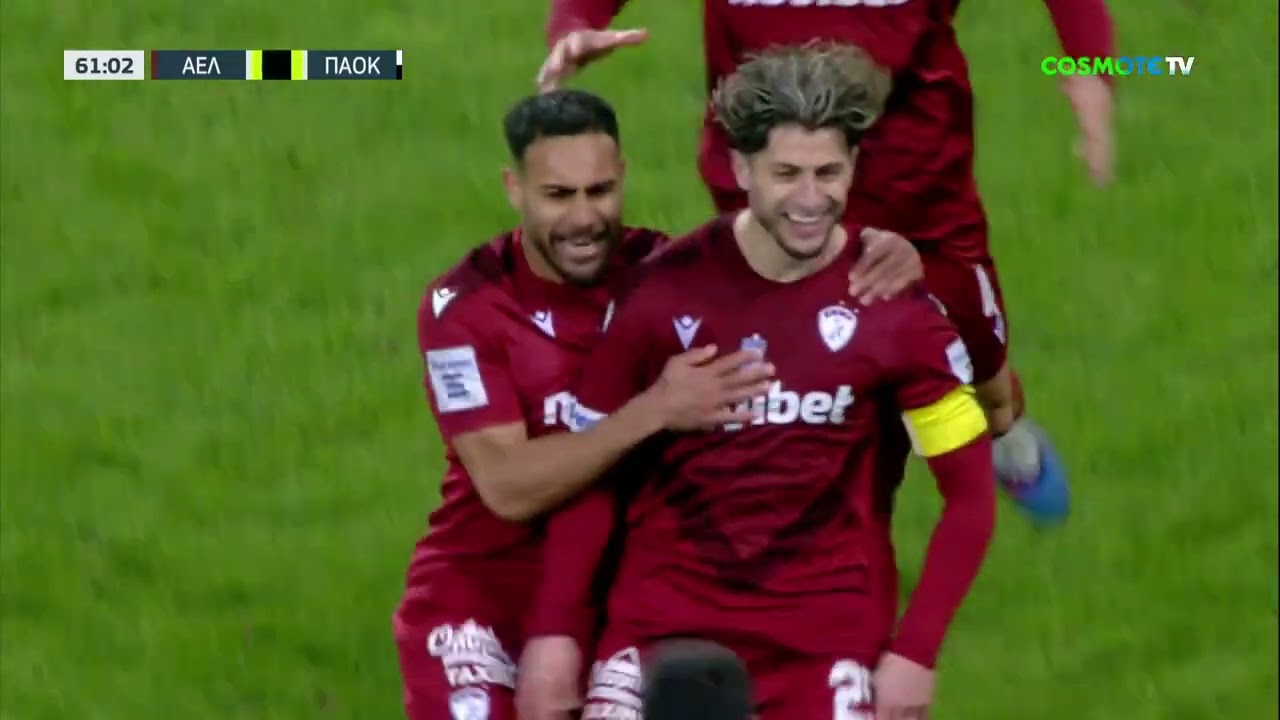 Τα Highlights του αγώνα ΑΕΛ Novibet - ΠΑΟΚ 1-1 _ 22/02/26 _ CosmoteTV 