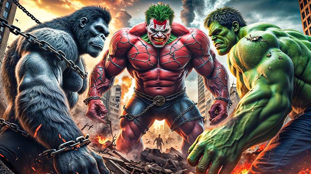 BLUE HULK vs RED HULK EPIC BATTLE! However, KING KONG Unexpected SAVE Changes Everything! | Epic POV