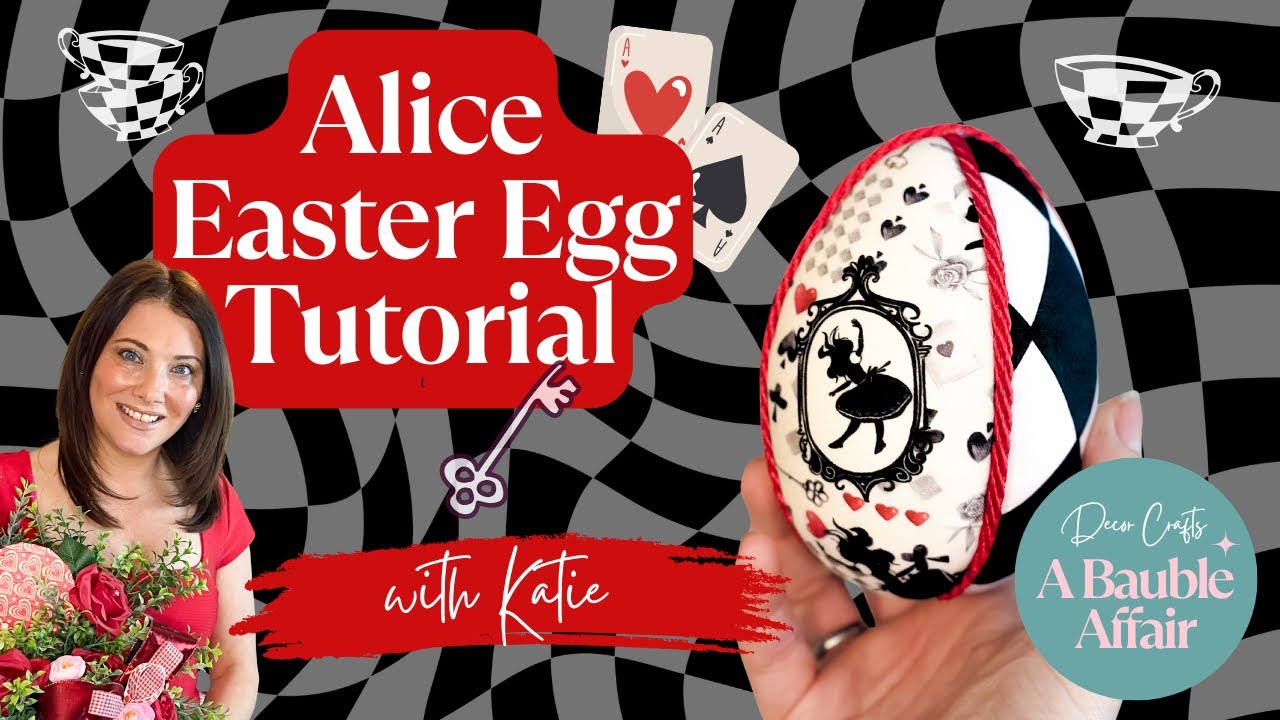 DIY Alice Easter Egg Tutorial | Decor Crafts & Wreath Making