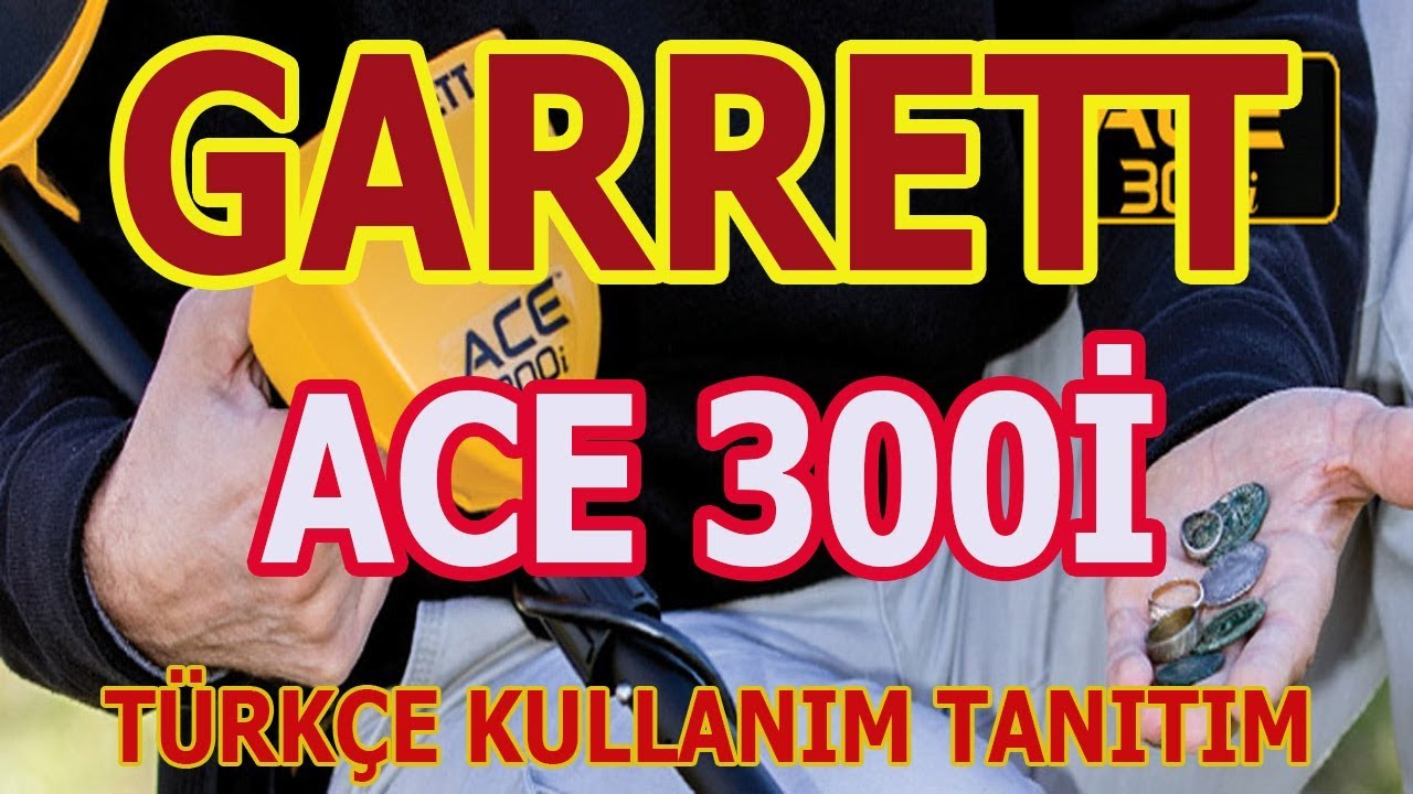 Garrett Ace 300i Metal Detector Türkçe Kullanım - Mega Dedektör