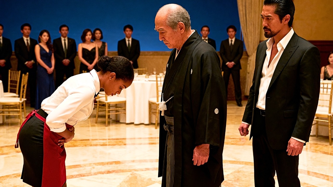 Shy Black Waitress Greeted Mafia Boss's Japanese Dad—Her Dialect Greeting Left The Room Shocked