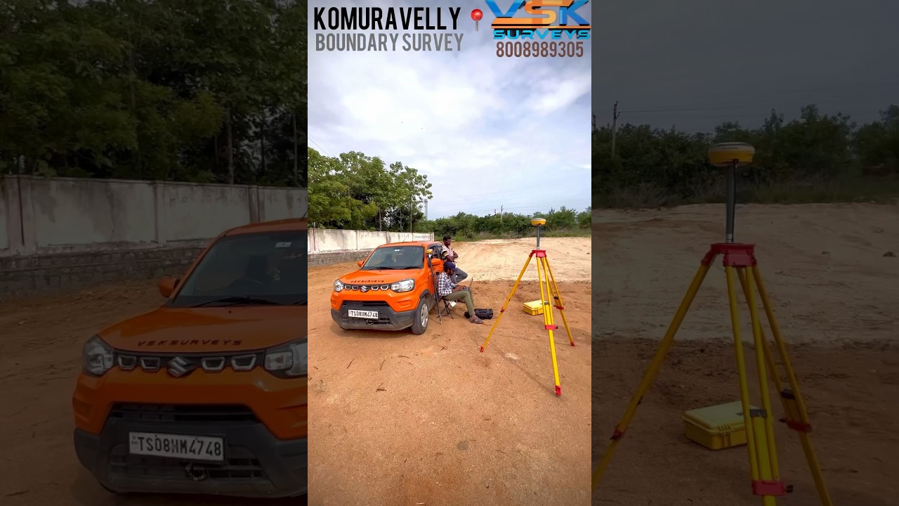 Land Survey | KOMURAVELLY | Digital Survey #vsksurveys #landsurvey #survey #surveying #farmland
