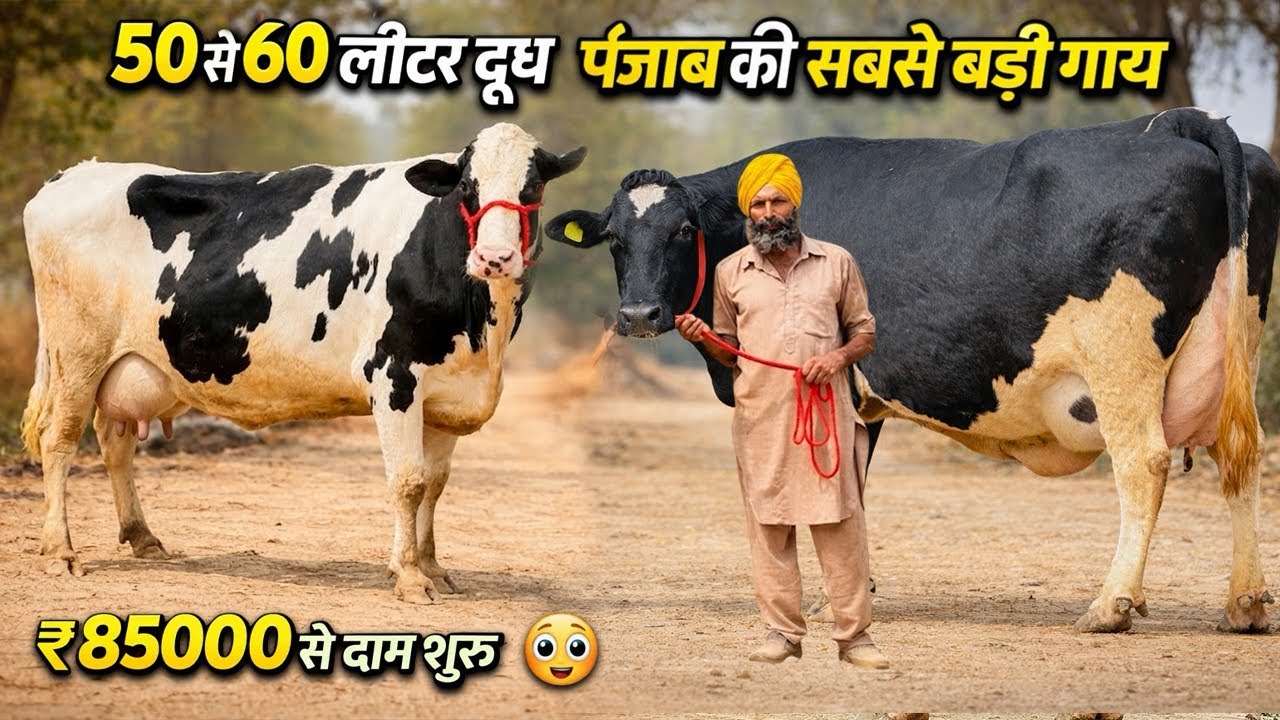50-60 लीटर दूध 💥 85000 से दाम शुरू😳 9 गाय बिकाऊ, 20 to 60 ltr Milking Capacity 9 Cows For Sale 