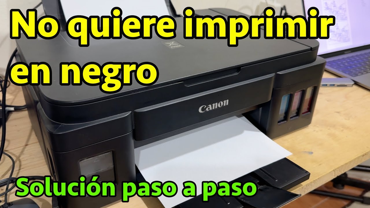 Impresora Canon no imprime en negro &iexcl;&iexcl;&iexcl;Soluci&oacute;n!!! paso a paso