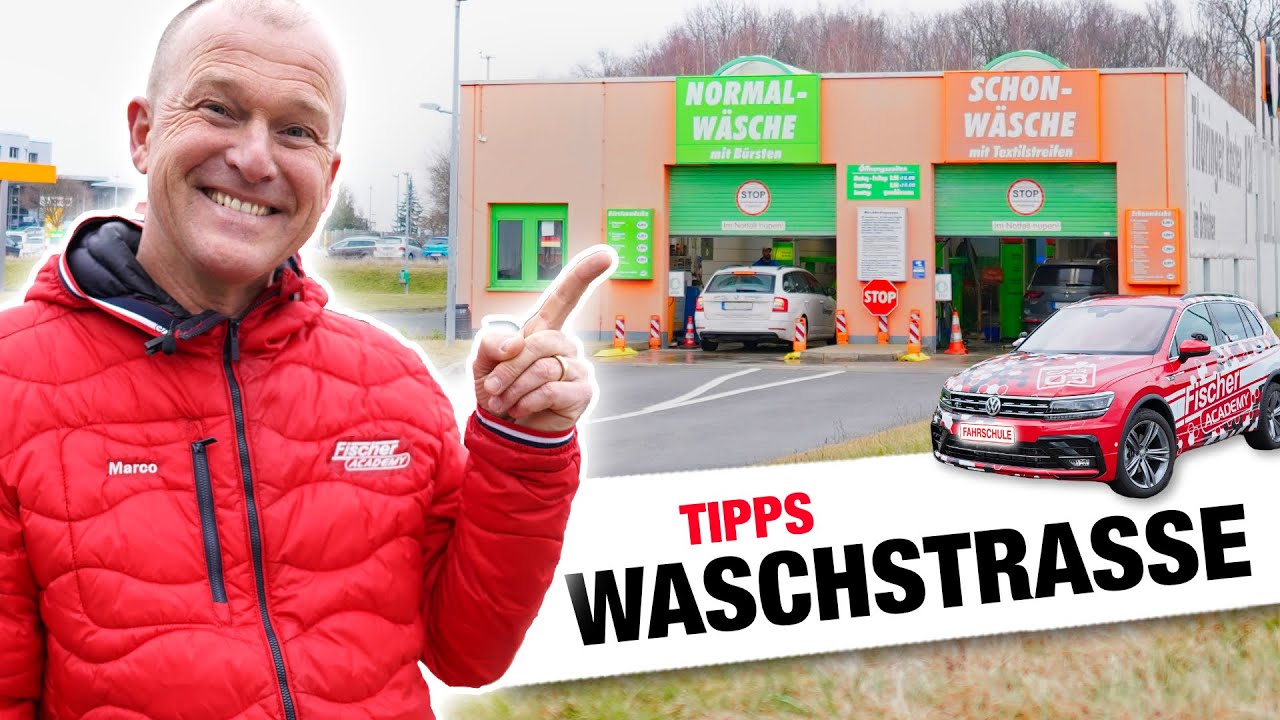 Waschstrasse 💦 Was Du alles beachten musst! | Fischer Academy