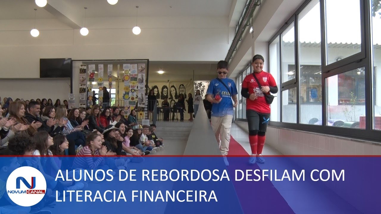ALUNOS DE REBORDOSA DESFILAM LITERACIA FINANCEIRA
