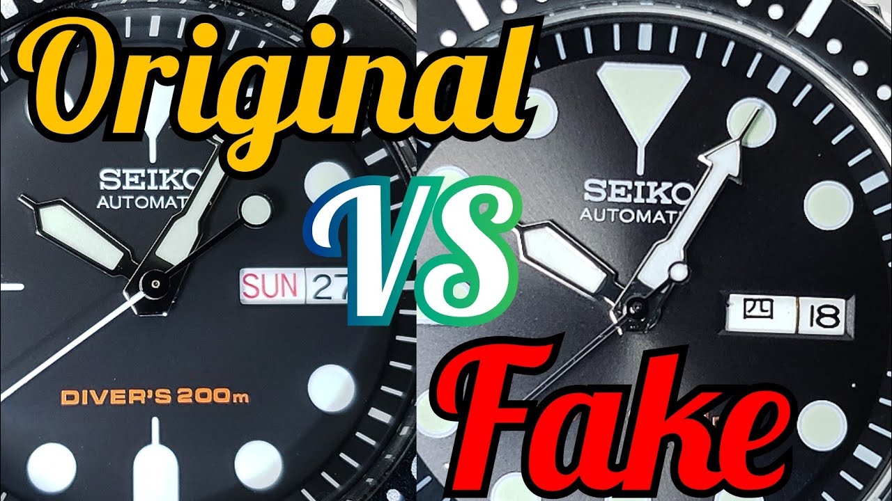 SEIKO SKX007 FAKE!!! vs ORIGINAL