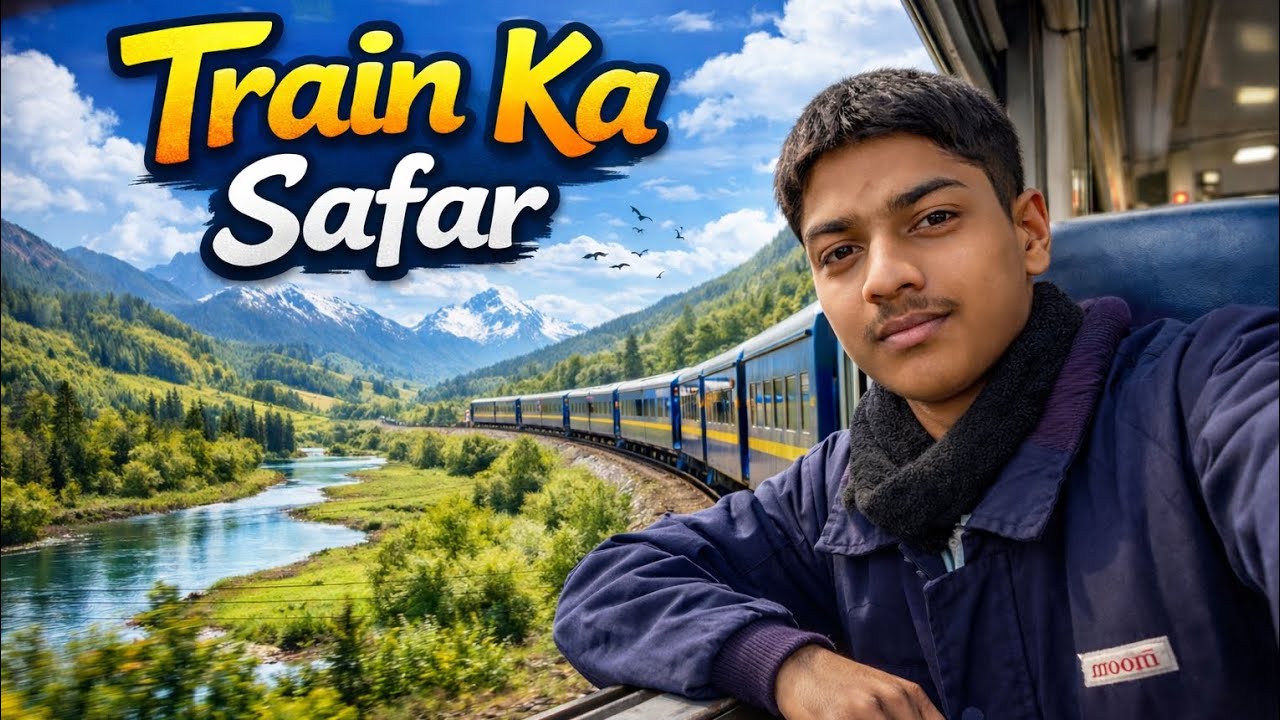 हम चले गांव में ट्रेन की सफर करने|| नजारा thumbnail se alag hai ||@trendingupvlog 