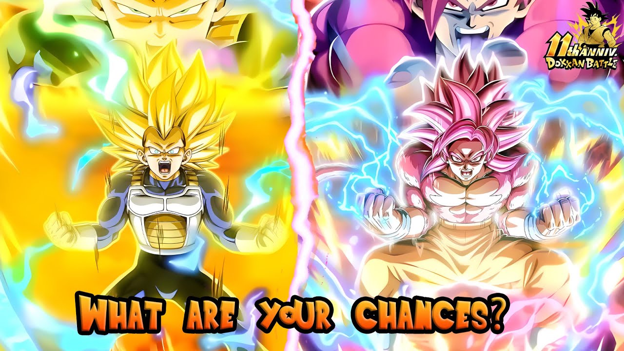 INCREDIBLE VALUE! WHAT ARE YOUR CHANCES OF PULLING THE NEW 11TH ANNIVERSARY LRS? [Dokkan Battle]