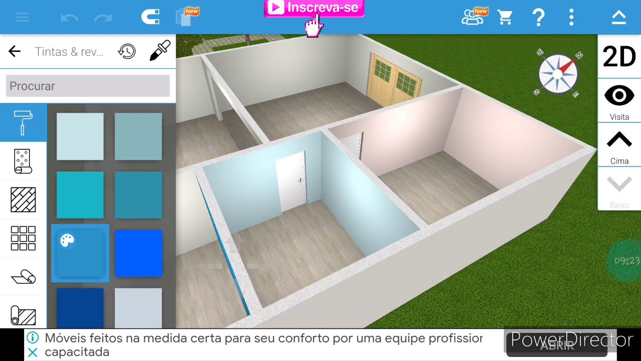 Como criar um design de casa com Home Design 3d - ATUALIZADO
