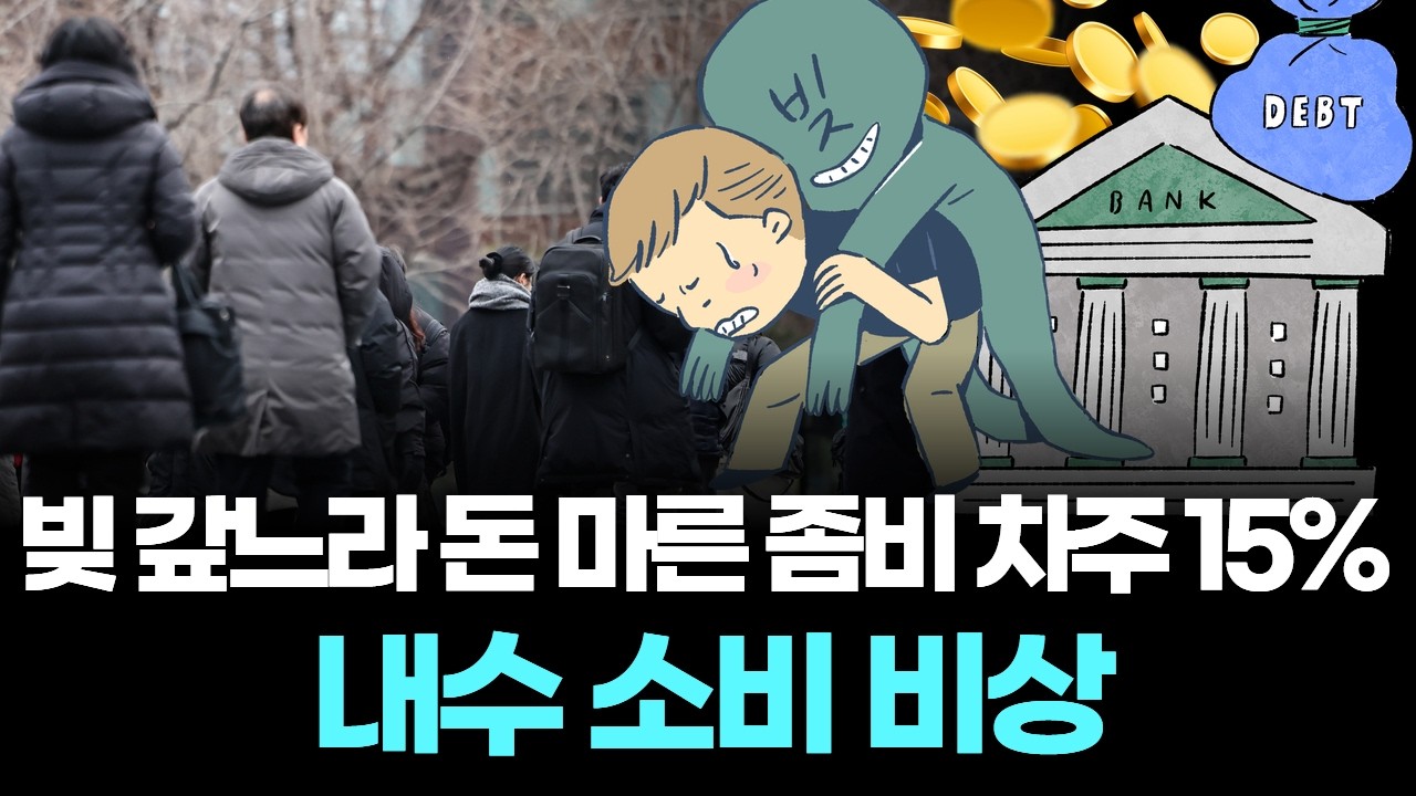 빚 갚느라 돈 마른 좀비 차주 15%, 내수 소비 비상