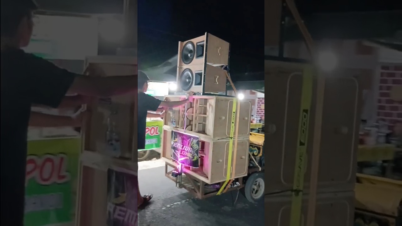 miniatur sound horeg kimoci 2 sub keren dan mbois #shortsvideo