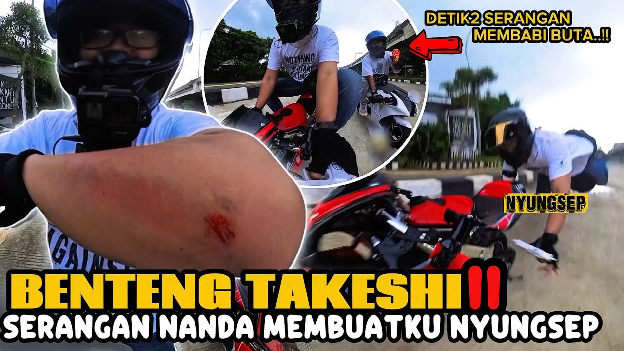 BENTENG TAKESHI❗NYUNGSEP KARENA SERANGAN NANDA TERLALU KASAR