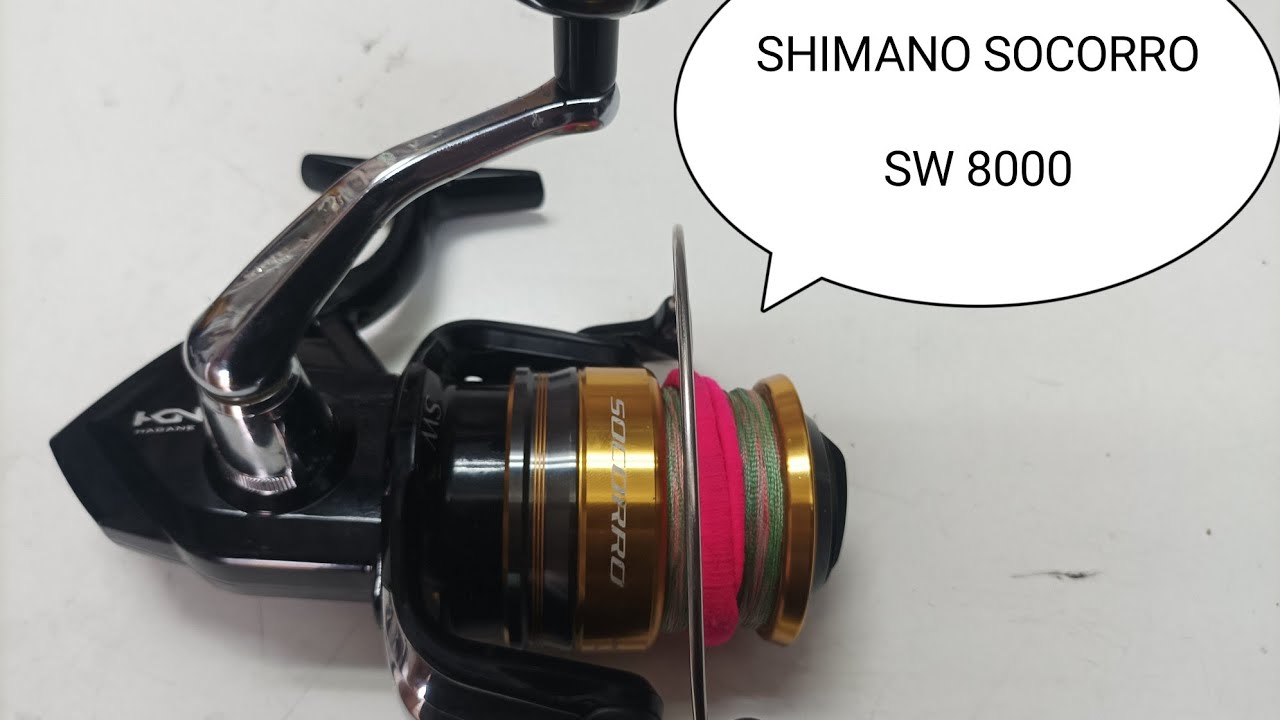 CARRETE O REEL DE PESCA SHIMANO SOCORRO SW 8000 LIMPIEZA Y MANTENIMIENTO