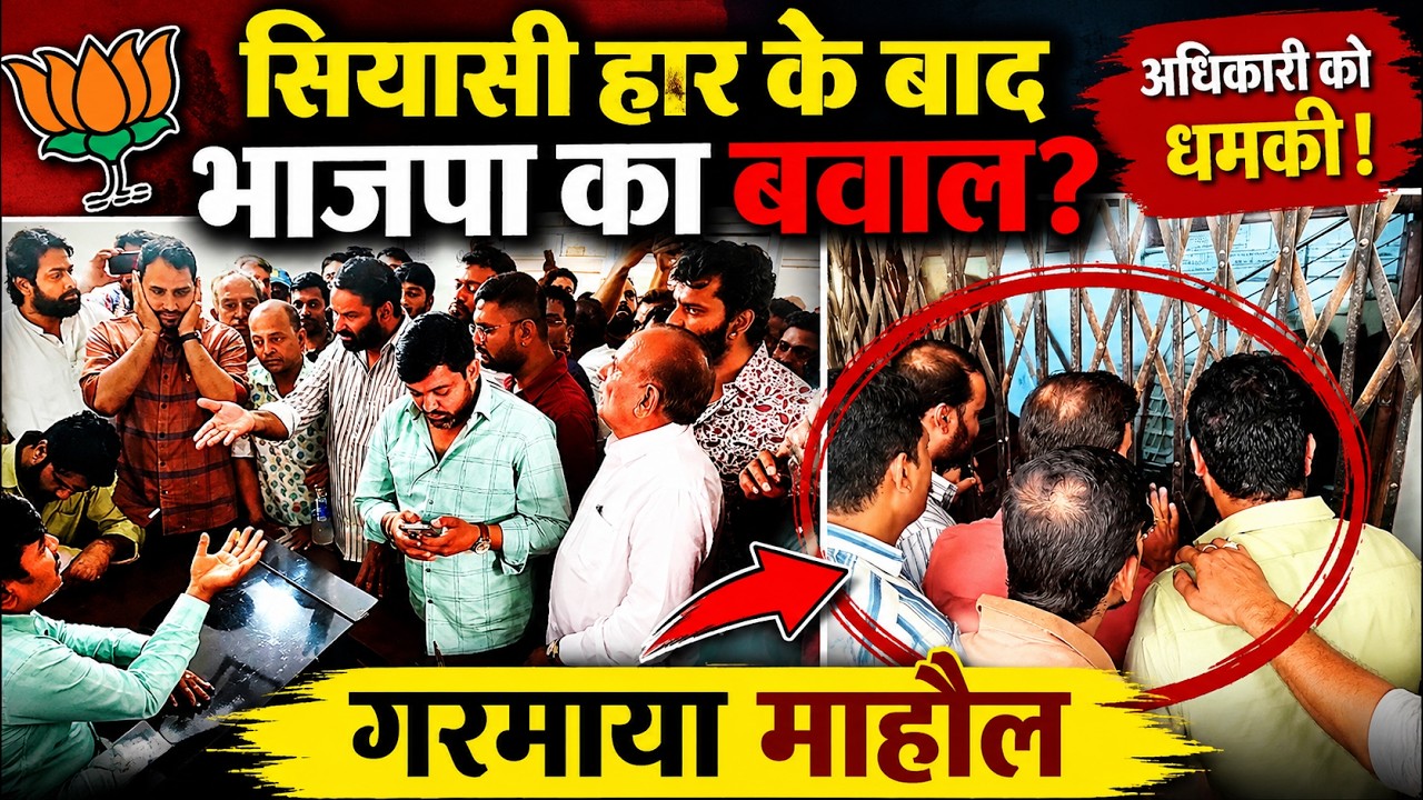 सियासी हार के बाद भाजपा का बवाल? अधिकारी को धमकी से गरमाया माहौल