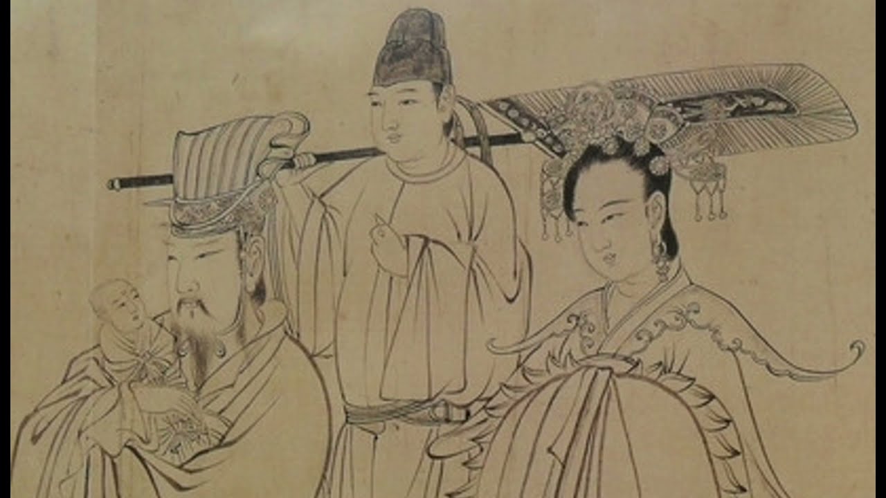 唐代&ldquo;画圣&rdquo;吴道子《天王送子图》高清图 可拓稿、临摹         Tang Dynasty 