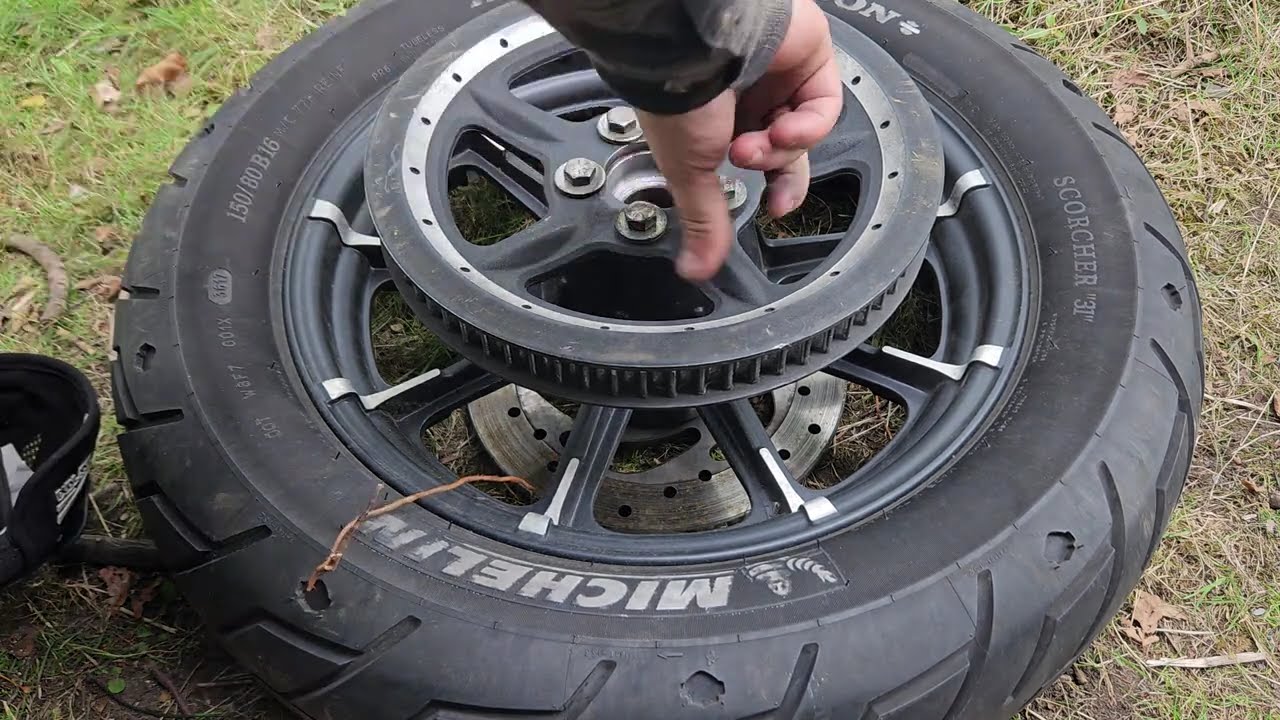Sportster Wheel Bearing Install on a Rear Wheel.