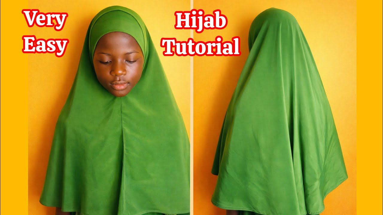 No Pattern Needed! How to Cut and Sew a Circular Hijab (Beginner Friendly)
