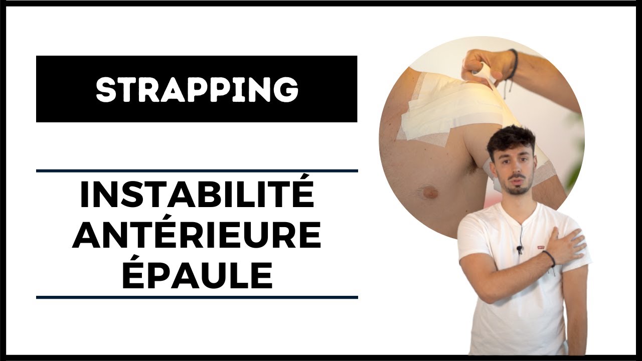 STRAPPING POUR INSTABILITÉ ANTÉRIEURE D'ÉPAULE