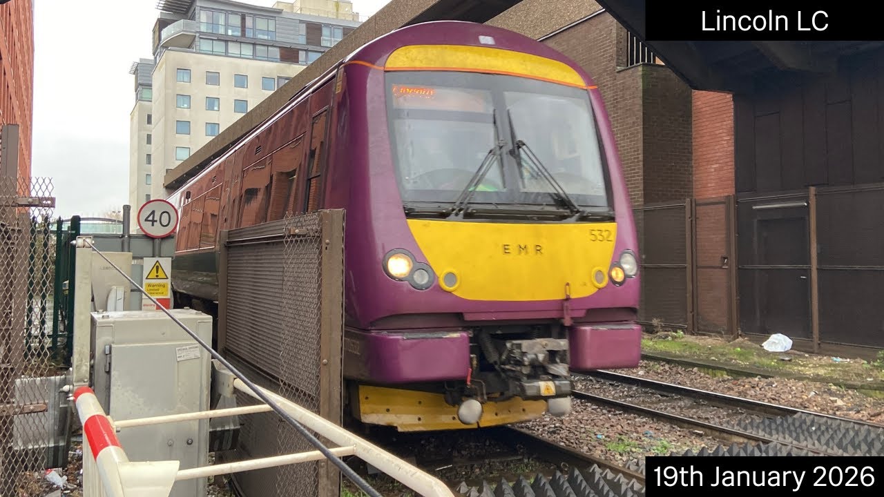 Lincoln High Street Level Crossing (21/01/2026)