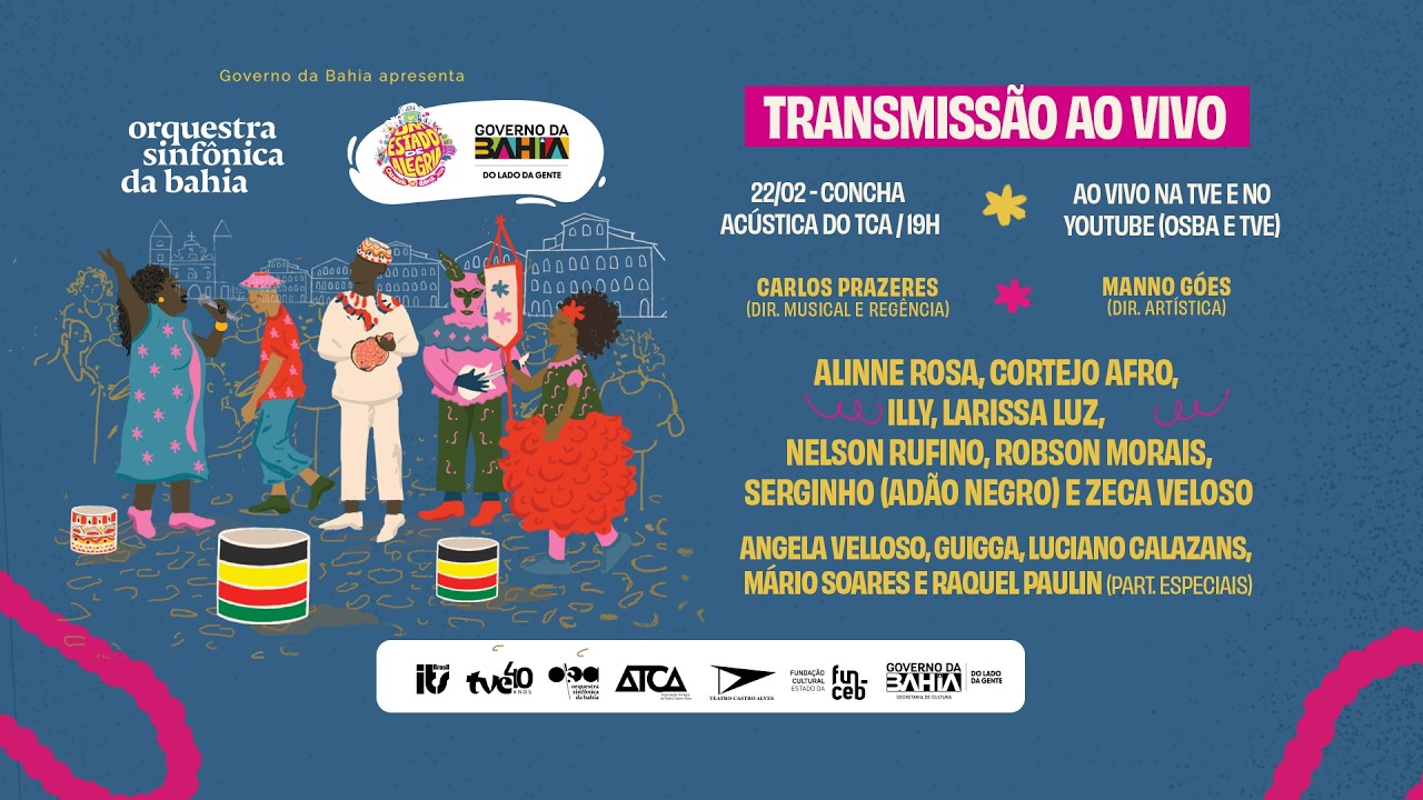 OSBA e convidados em: Baile Concerto - A Saideira! Ao vivo da Concha Acústica do TCA (22/02/2026)