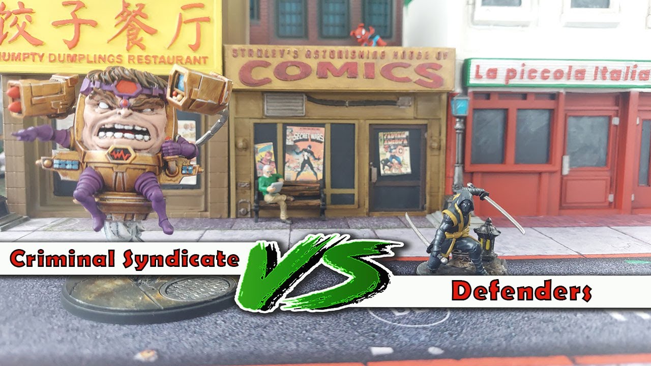 Criminal Syndicate v Defenders ***New Characters*** Marvel Crisis Protocol Battle Report ep 87