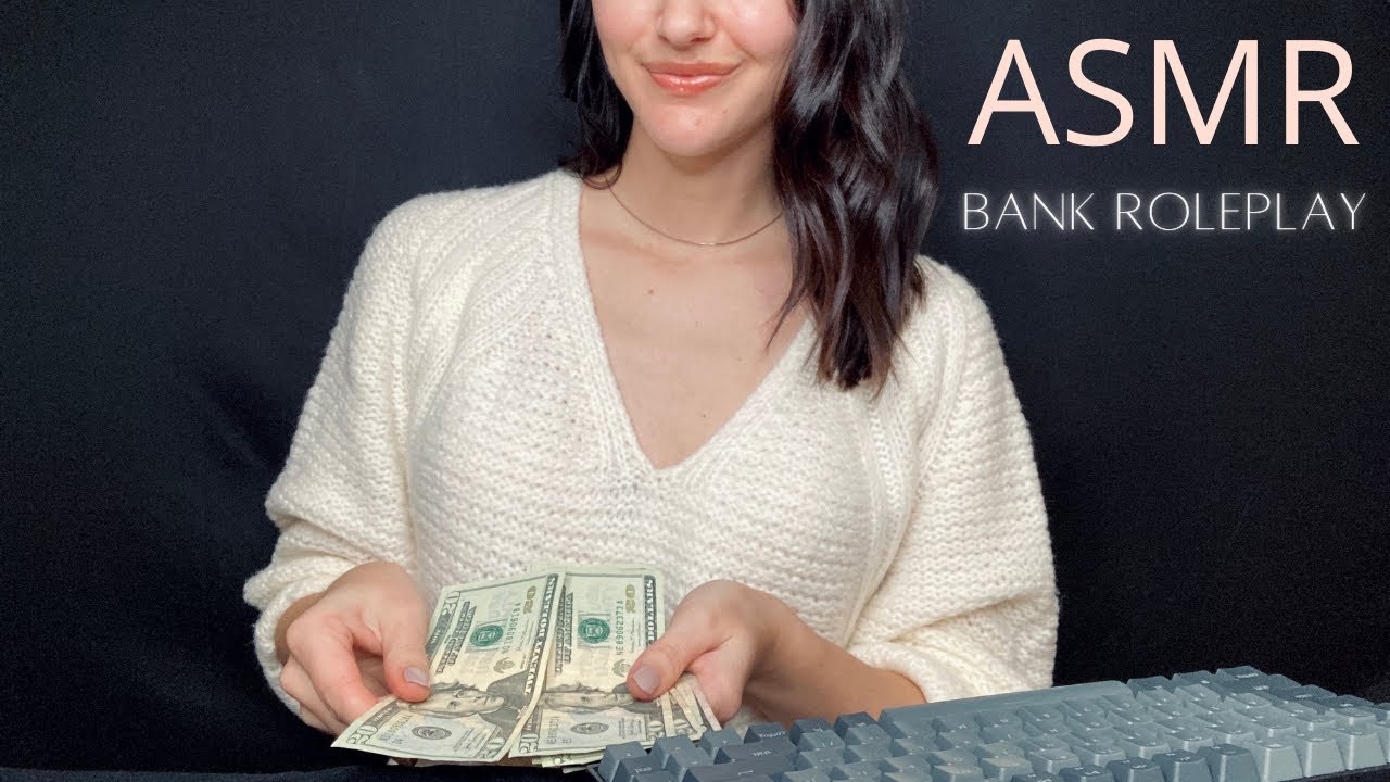 ASMR Bank Roleplay l Soft Spoken, Personal Attention, Keyboard Typing