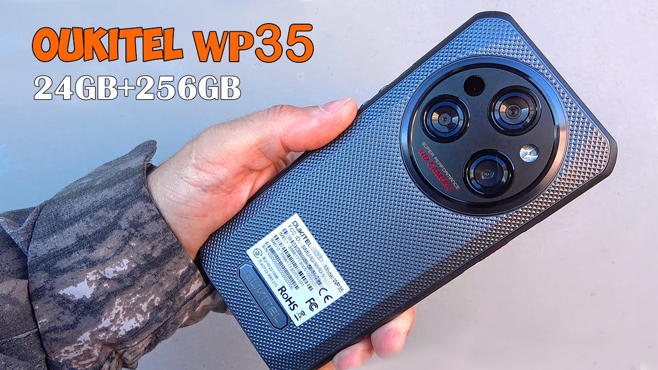 ПЕРВЫЙ РЫБАЦКИЙ СМАРТФОН OUKITEL WP35 ✔ МОЩНЫЙ АППАРАТ 11000 mAh и ПАМЯТИ 24GB+256GB