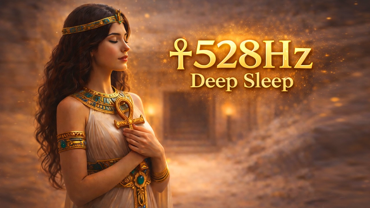 Ancient Egypt 528Hz Healing Music for Deep Sleep & Relaxation | Portal to the Otherworld