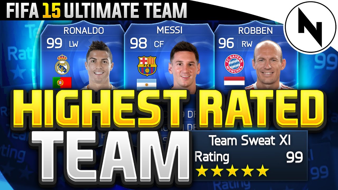 196 RATED TEAM! - HIGHEST POSSIBLE RATED TEAM IN FIFA ULTIMATE TEAM!!