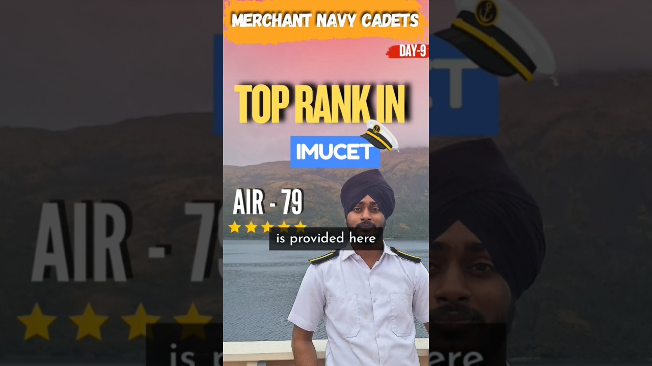 Top Rank In IMUCET, AIR-79 #merchantnavy#ship#imucet#imucetsyllabus#imumate#dns#sailor#seafarer