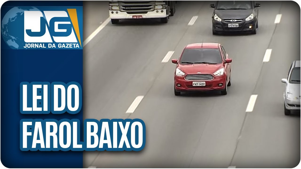 Lei do farol baixo pega muita gente