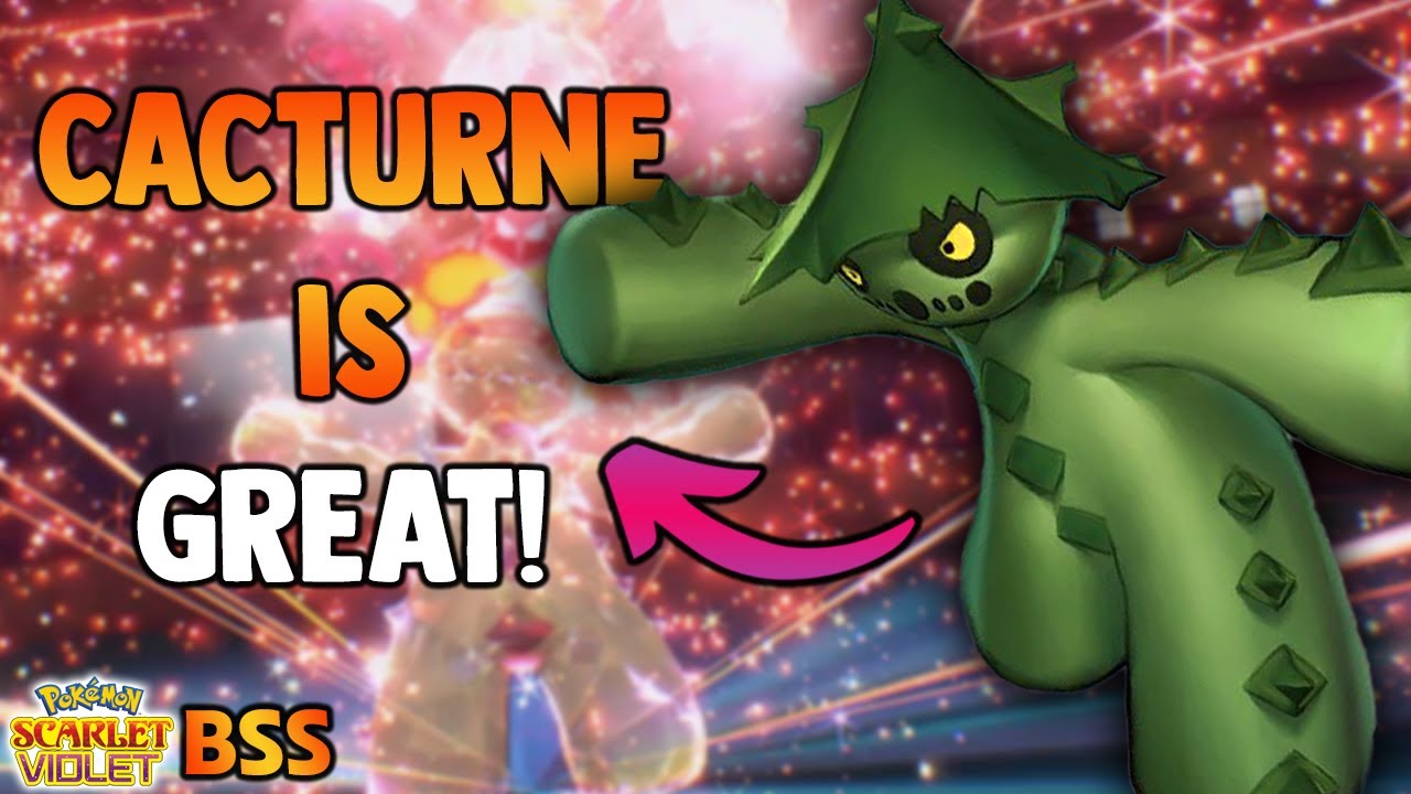 THIS Pokemon is Secretly OP and Annoying! Pokemon Scarlet & Violet BSS Ranked Cacturne Team