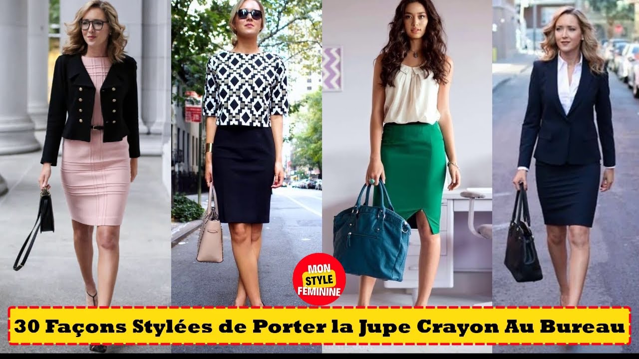 30 Fa&ccedil;ons Styl&eacute;es de Porter la Jupe Crayon Au Bureau | Comment Etre Styl&eacute; Au Boulot