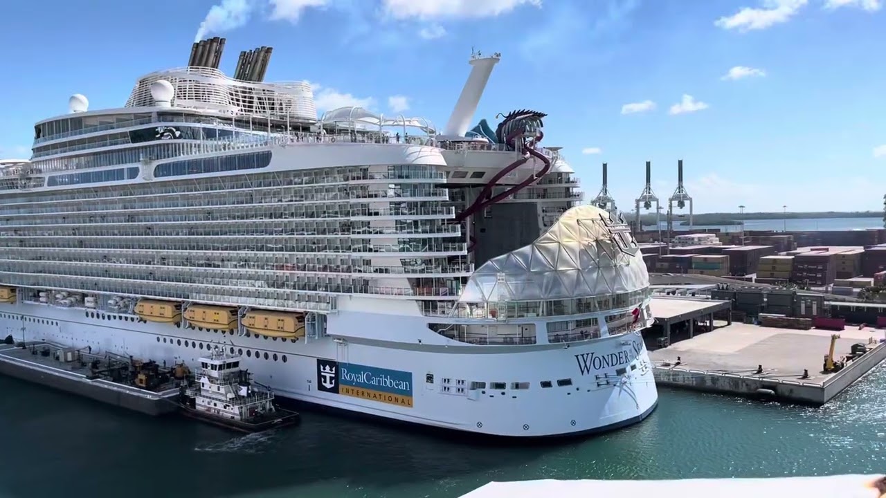 Entering Port Miami Carnival Magic