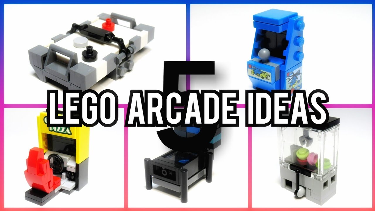 5 Lego Arcade Ideas | MOC Tutorial