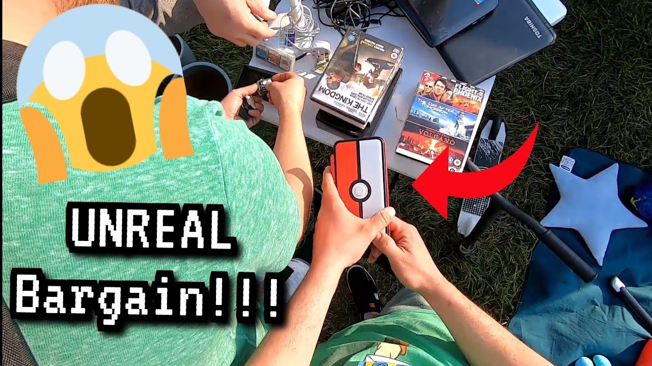 2DS POKEBALL CAPTURED at the Car Boot Sale!