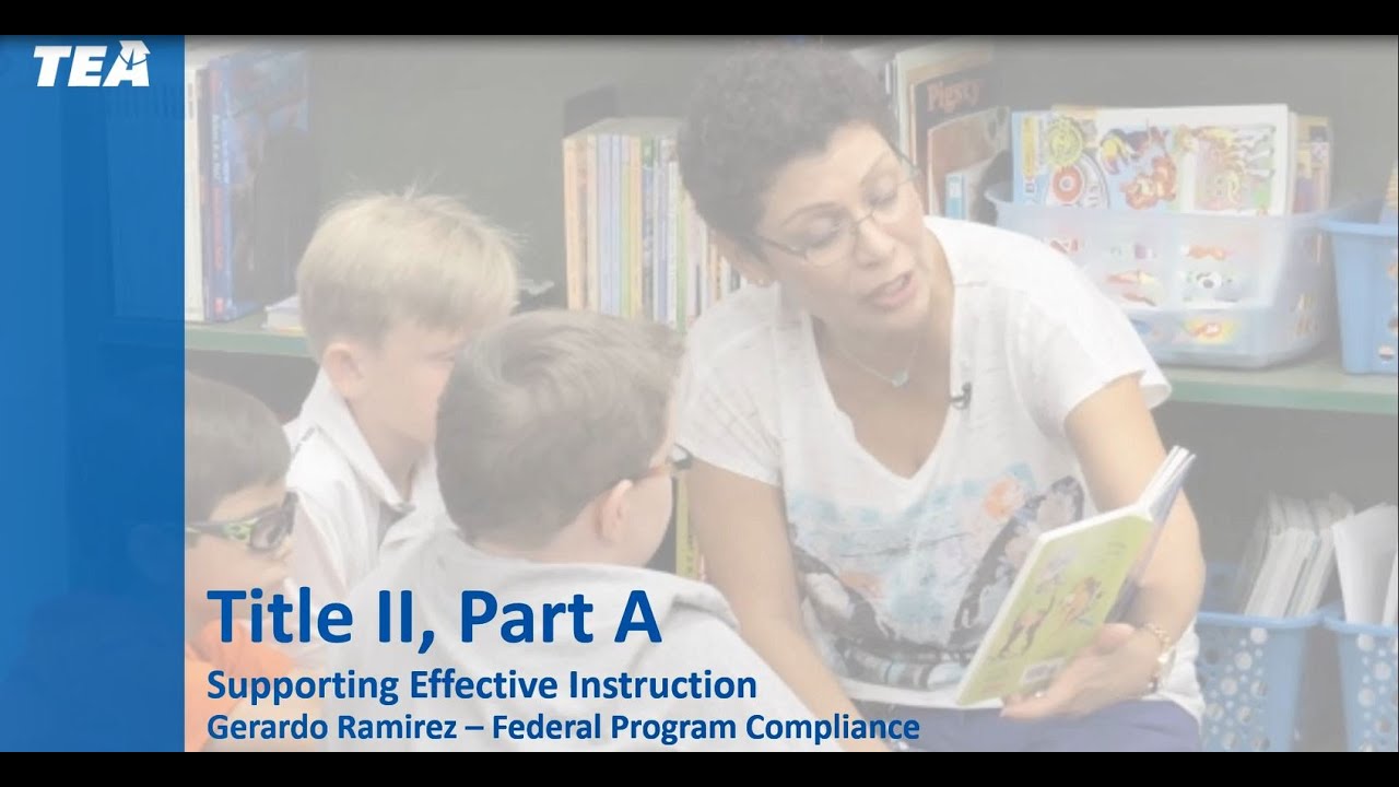 Title II, Part A Program Overview for Beginners