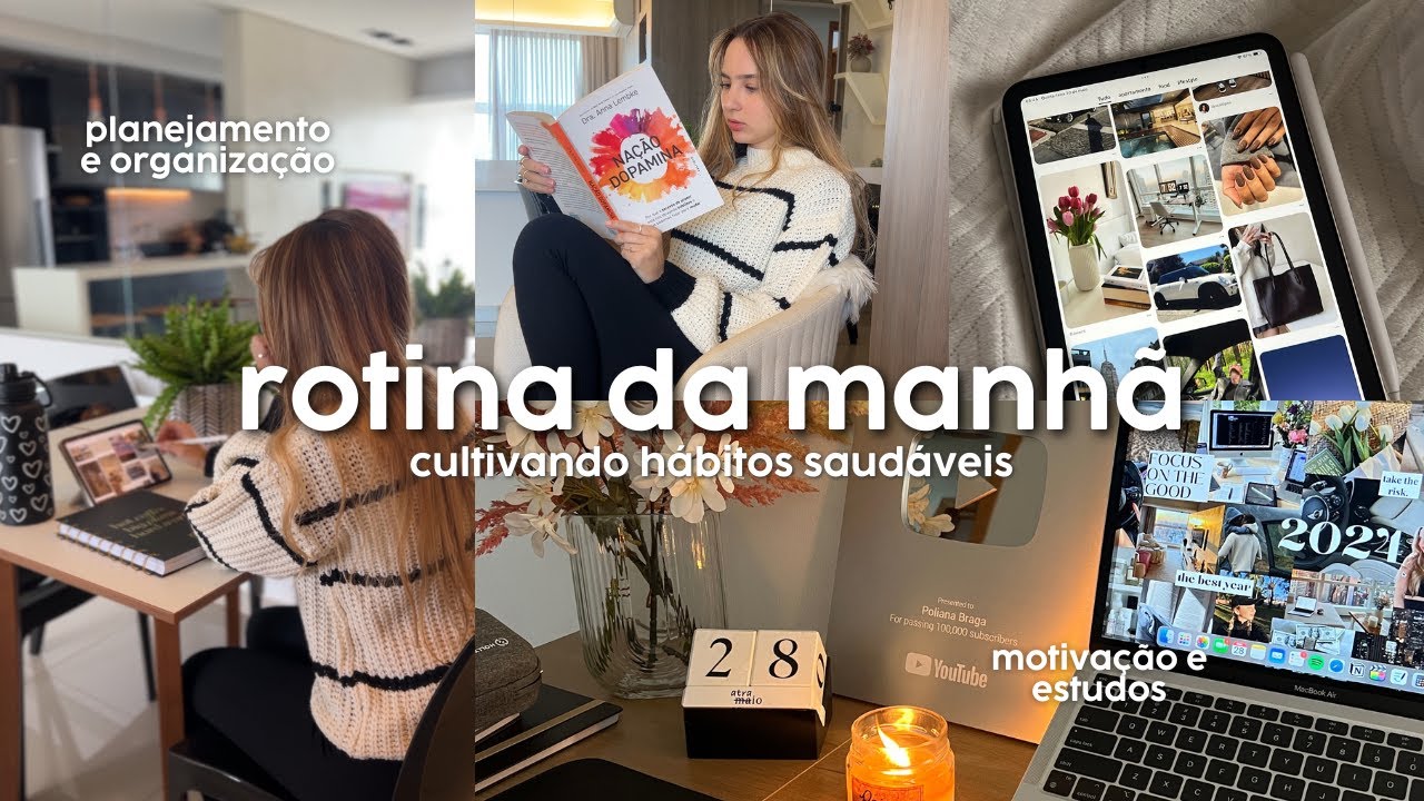 ROTINA DA MANHÃ | hábitos saudáveis, organização, frio...