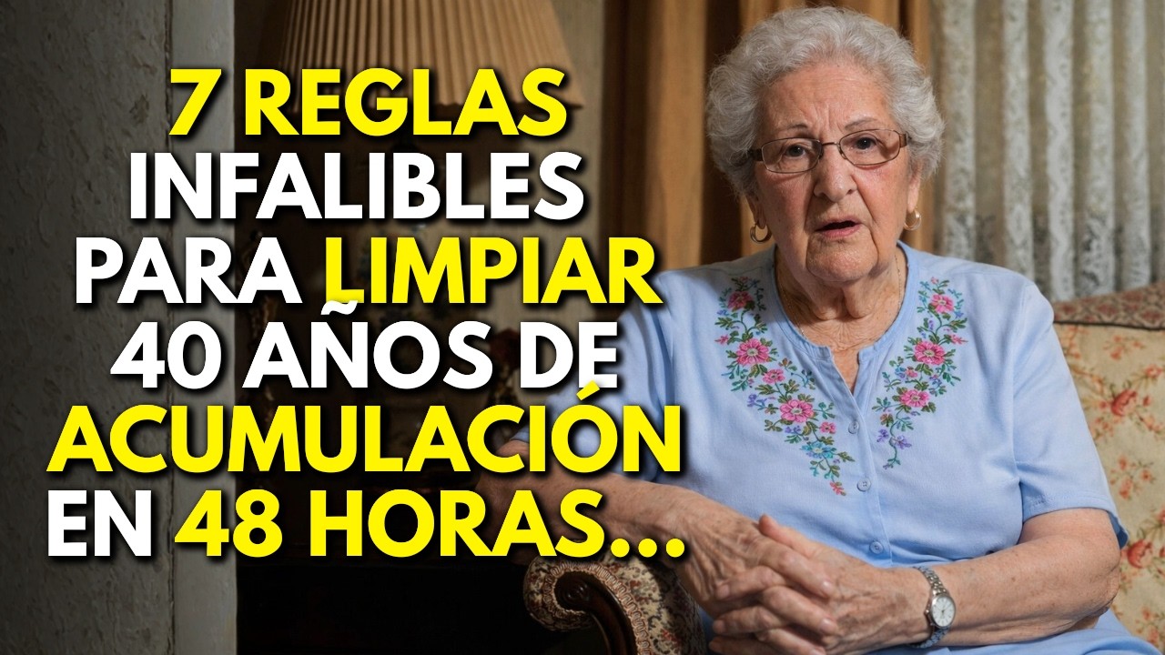 Tengo 83 Años. 7 Reglas Infalibles Que Usé Para Limpiar 40 Años de Acumulación en 48 Horas...