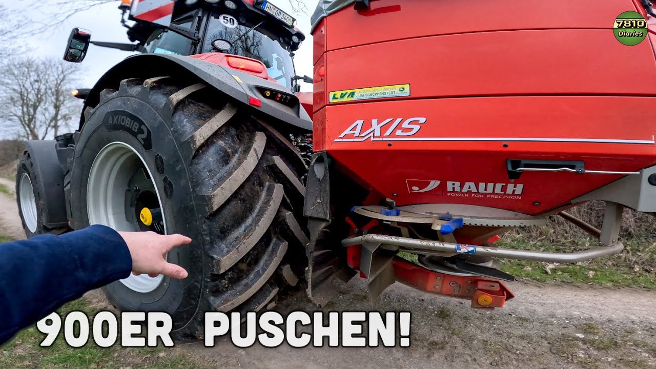Let’s Drive Optum 340…Dünger streuen mit 900er Reifen😬👌