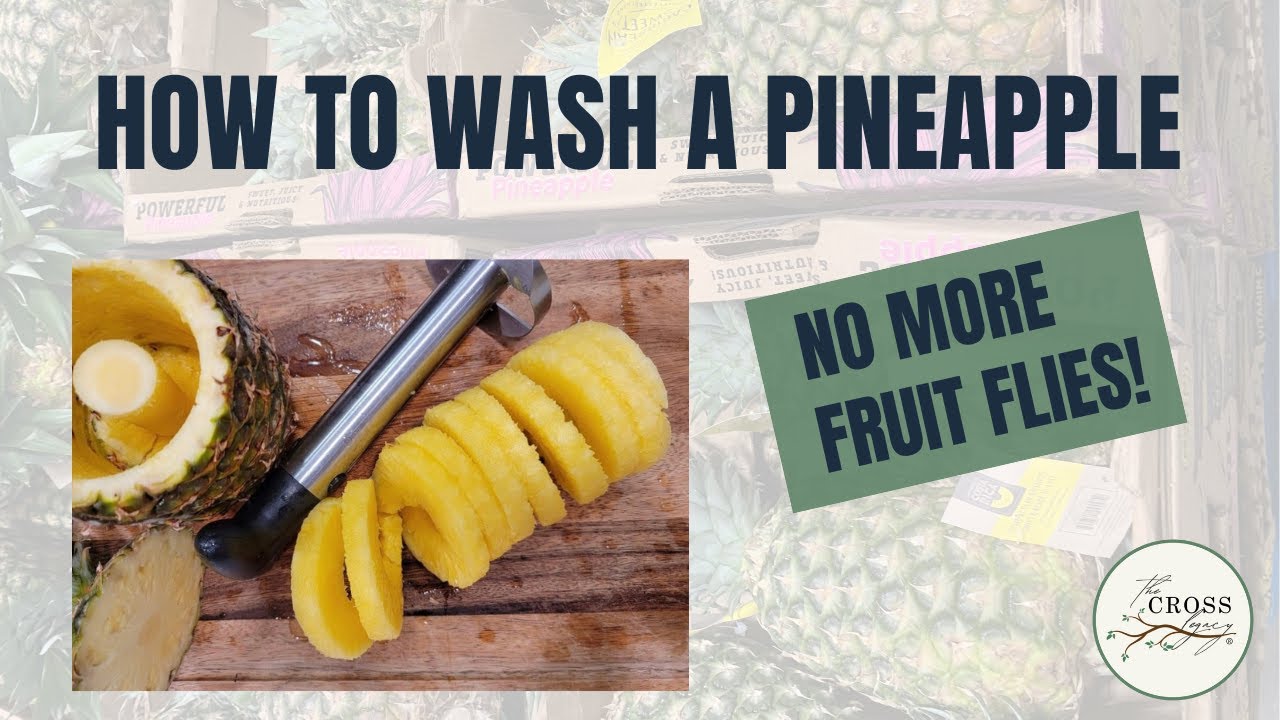 How to Wash a Pineapple  |  Live with Amy Cross