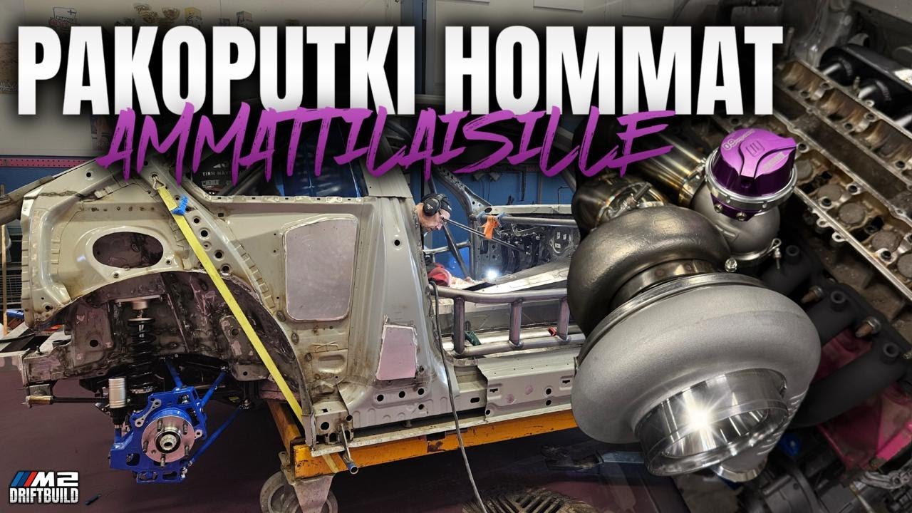 Nyt On Hienot Turvakaaret ja Pakoputkisto! | BMW M2 DriftBuild Pt11