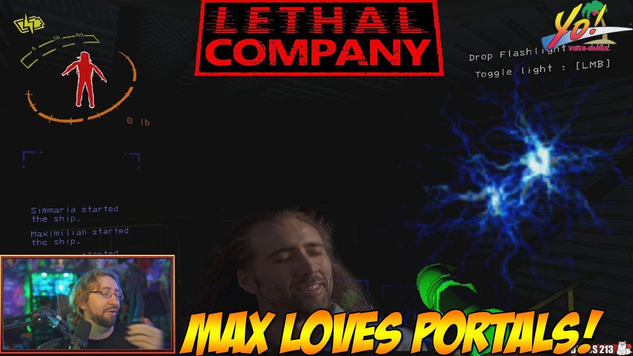 Lethal Company Version 50! Max Loves Portals! Part 14 - YoVideogames